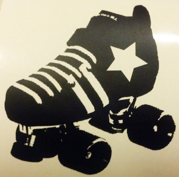 Items Similar To Roller Skate Vinyl Decal On Etsy