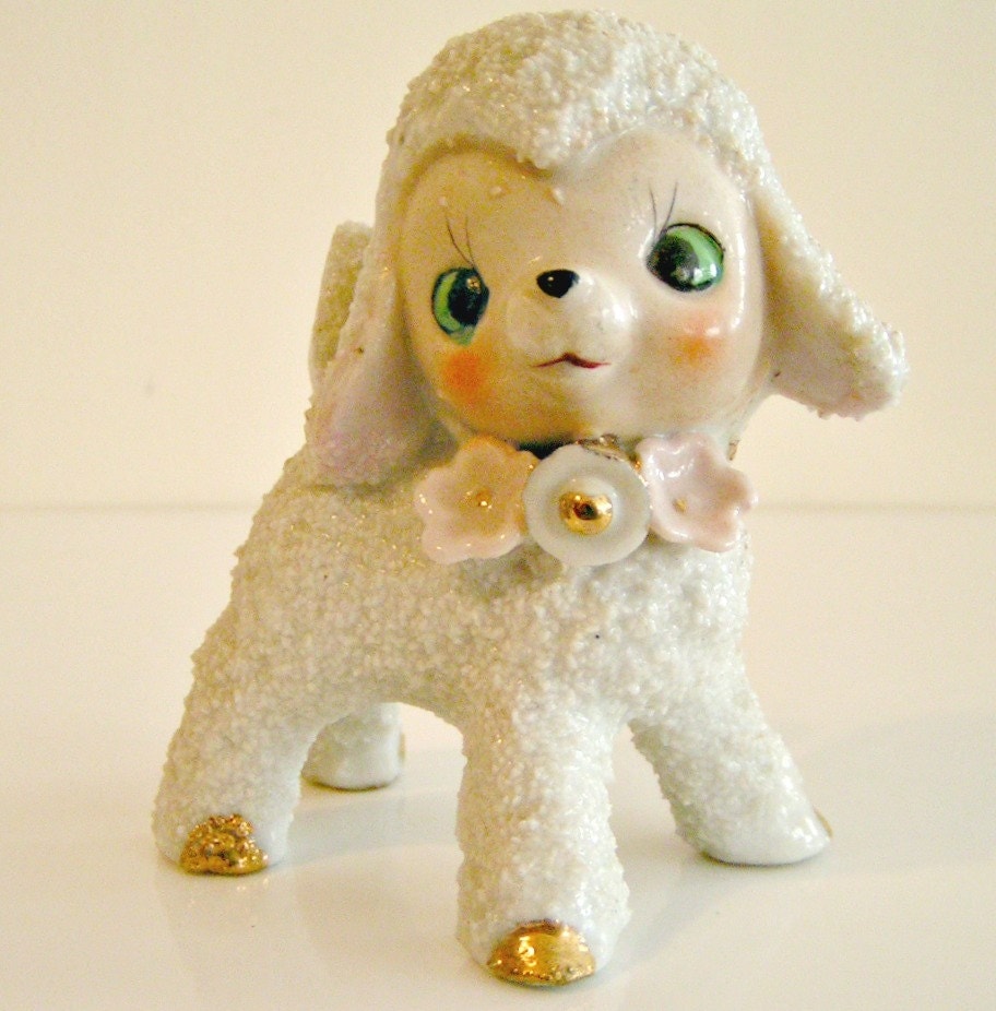 mary had a little lamb figurine