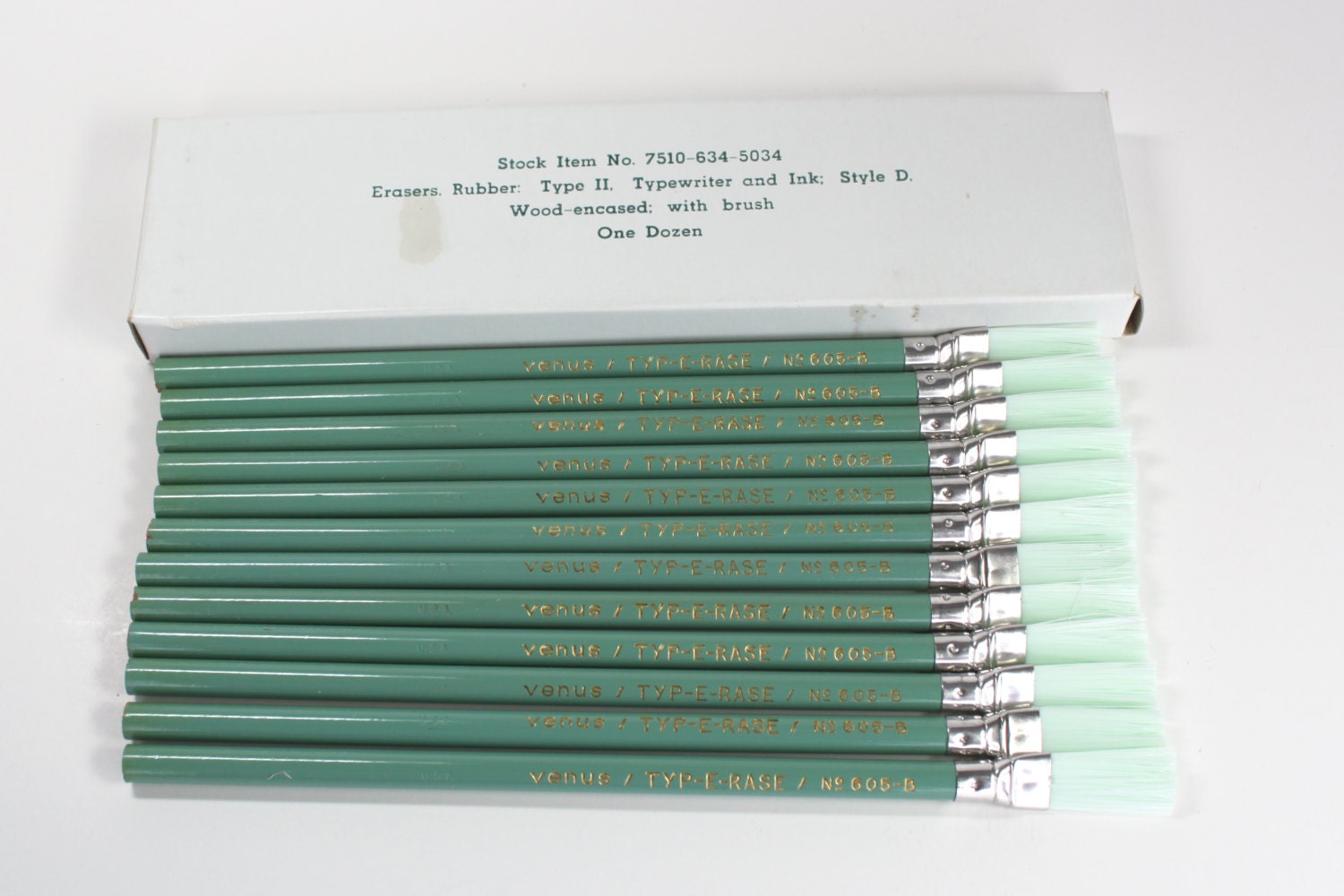 Vintage Typewriter Erasers Venus Pencil by ItsStillLife on Etsy