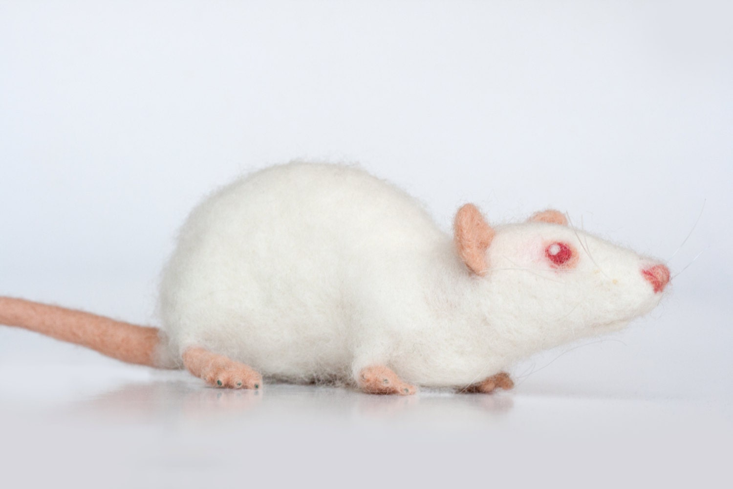 white rat soft toy