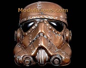 Steampunk Stormtrooper  Helmet Paper  Giclee Print Star Wars - kyoob