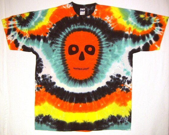 how to make a skull tie dye shirt