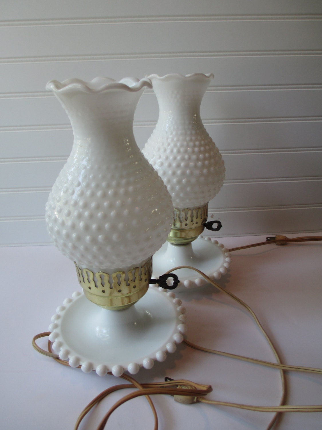 lamps glass Milk mymilkglassshop fenton Lamps Vintage Brass Hobnail by of Pair milk Glass hurricane lamps glass Milk mymilkglassshop fenton Lamps Vintage Brass Hobnail by of Pair milk Glass hurricane