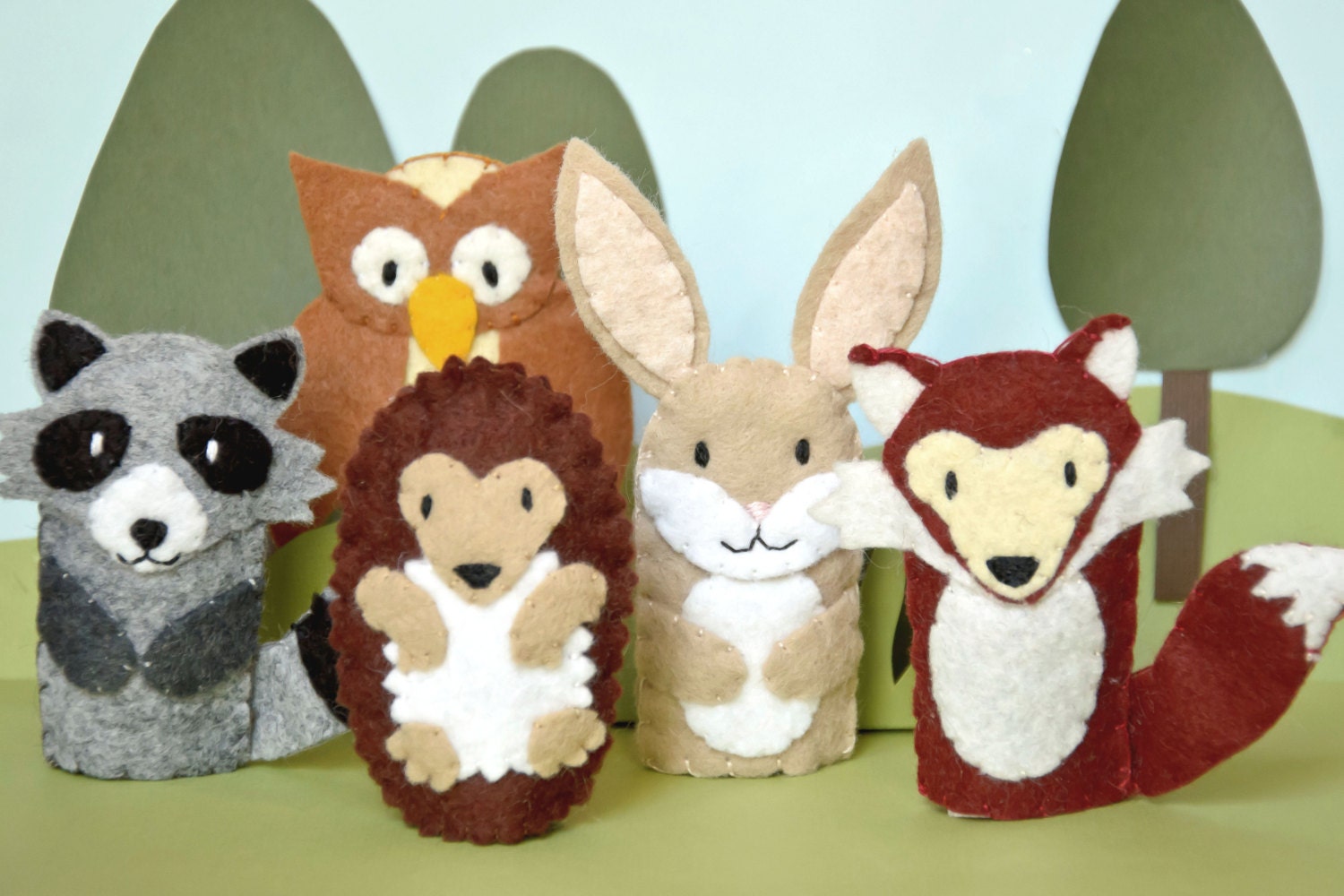 felt animal set