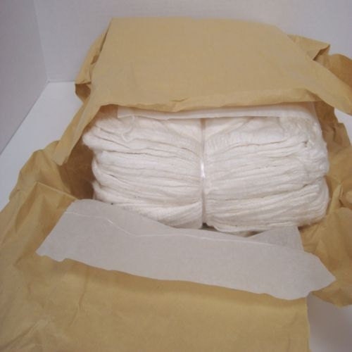 SIlk Hankies / Mawata - 4 ounces (oz) - undyed - white