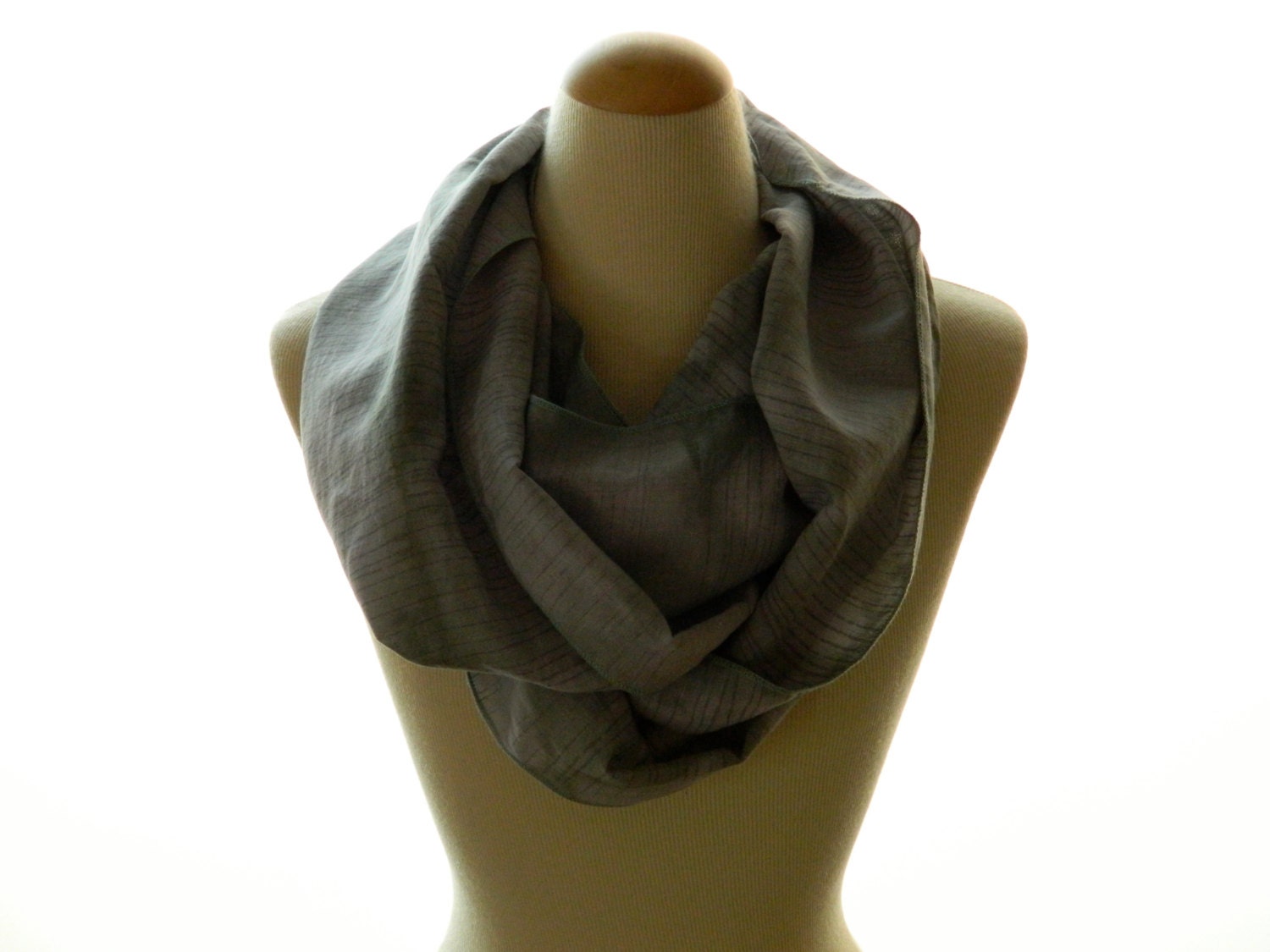 Striped Infinity Scarf