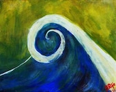 The curling ocean wave - Cre8tiveOutlet
