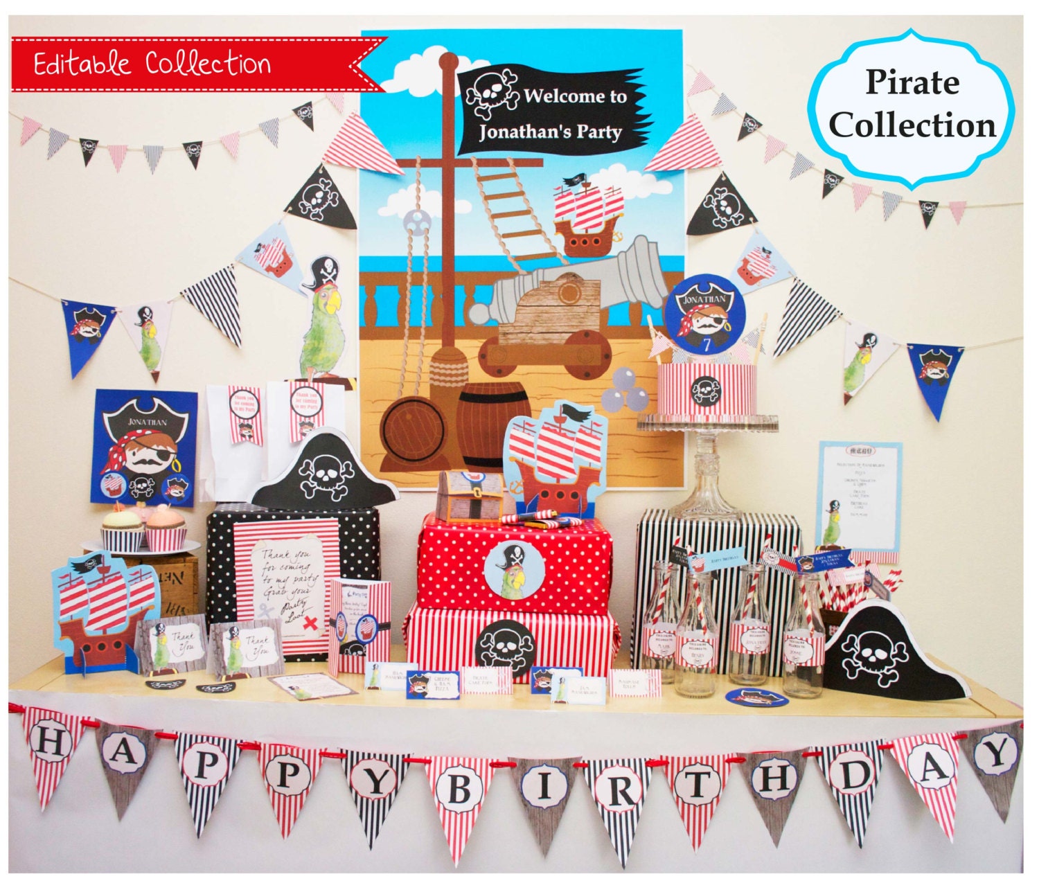 Pirate Party Printable Mega Set Il_570xn