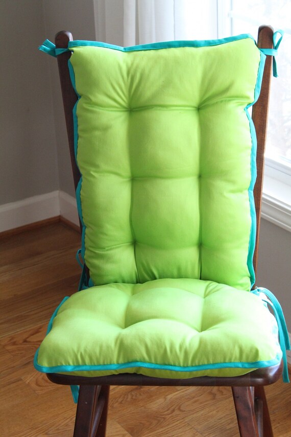 Custom Chair Cushions/ Glider Cushions/ by MissPollysPieceGoods