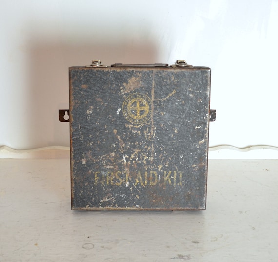 Vintage First Aid Kit // Mine Safety Appliance by AnytimeVintage