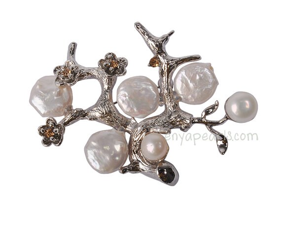 Spay Brooch Crystal Brooch Pearl Rhinestone 