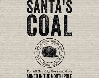 santa coal on Etsy, a global handmade and vintage marketplace.