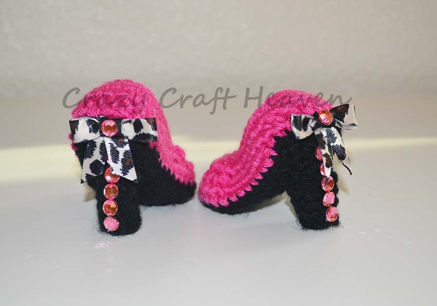 Baby high heels, Crochet Baby heels, Baby high heeled Shoes Newborn ...