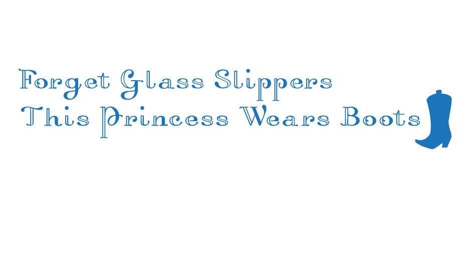 Forget Glass Slippers This Princess Wears by MelissaVinylDecals