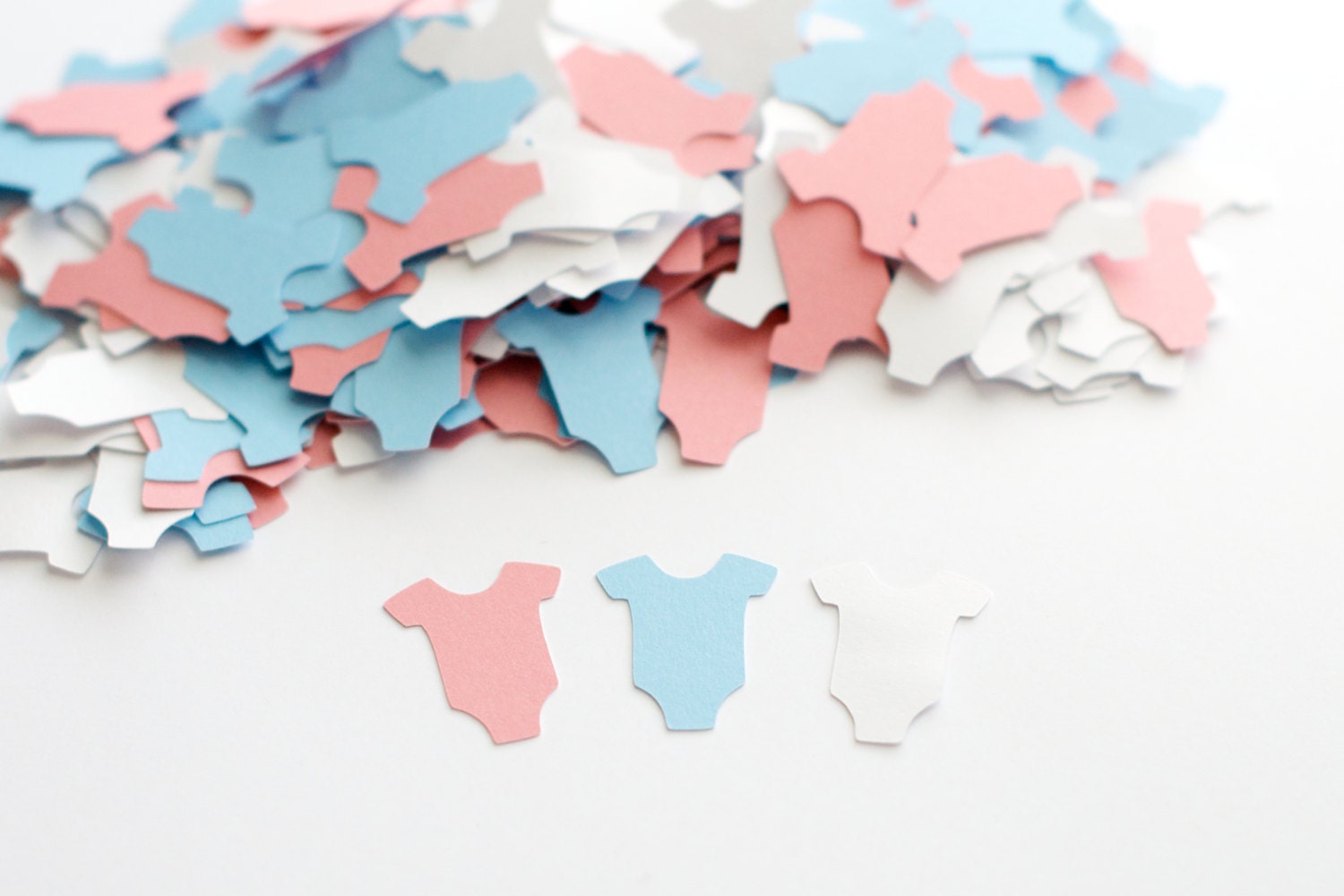 Baby Shower Decoration Confetti Infant Bodysuit Gender Reveal Il_570xn