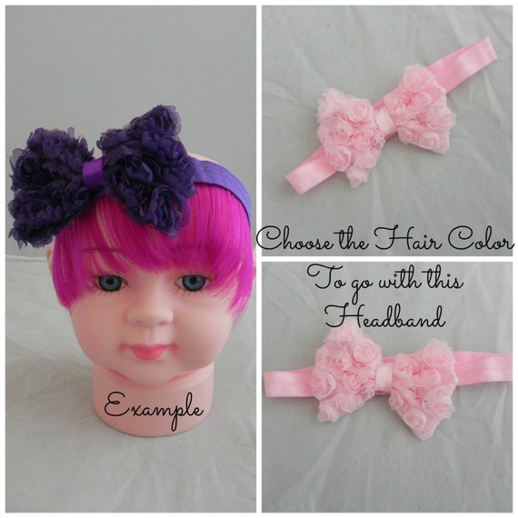 341 New baby headband extensions 892 Items similar to Custom Baby Bangs   Headband with Hair Extensions for   