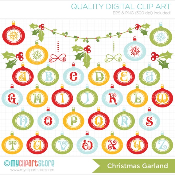 christmas clipart letters - photo #25