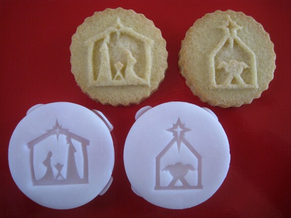 CHRISTMAS Manger COOKIE STAMPS recipe and instructions by totalum