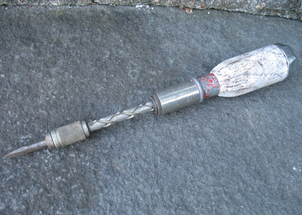 Yankee Handyman 233H Push Drill w/3 Bits by KraptasticKlutter