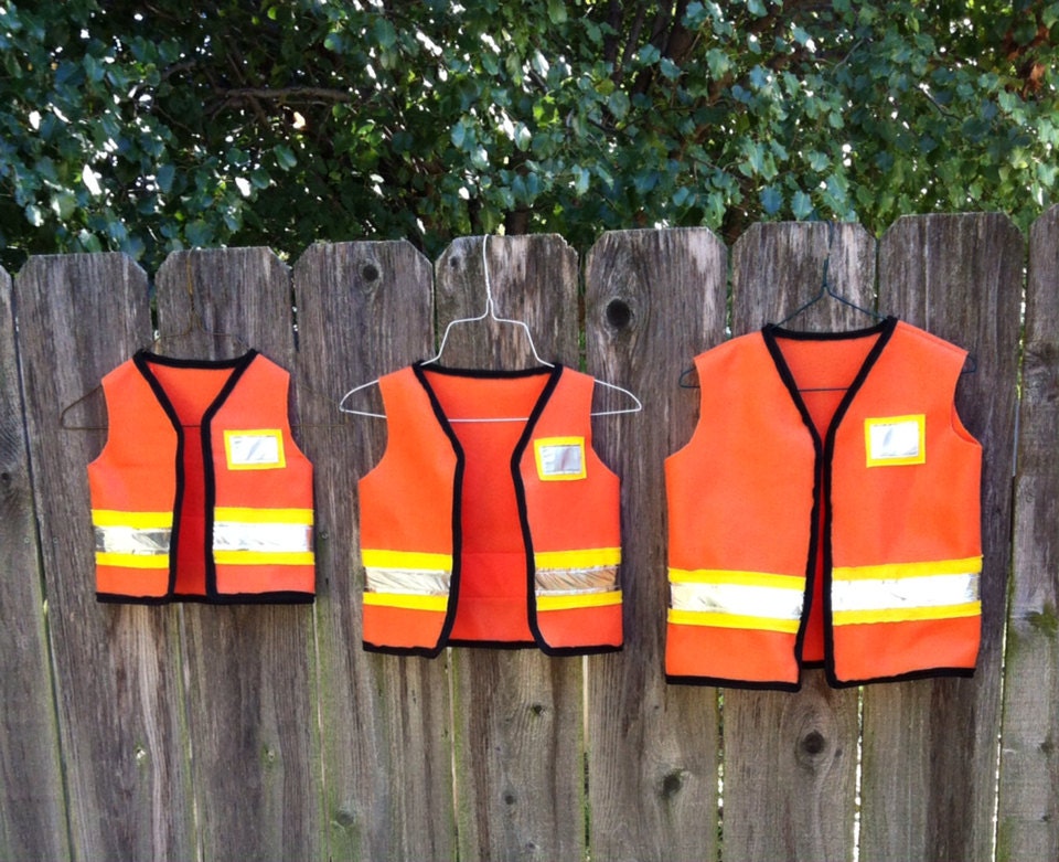 construction worker dress up vest dramatic play by WorldofFun