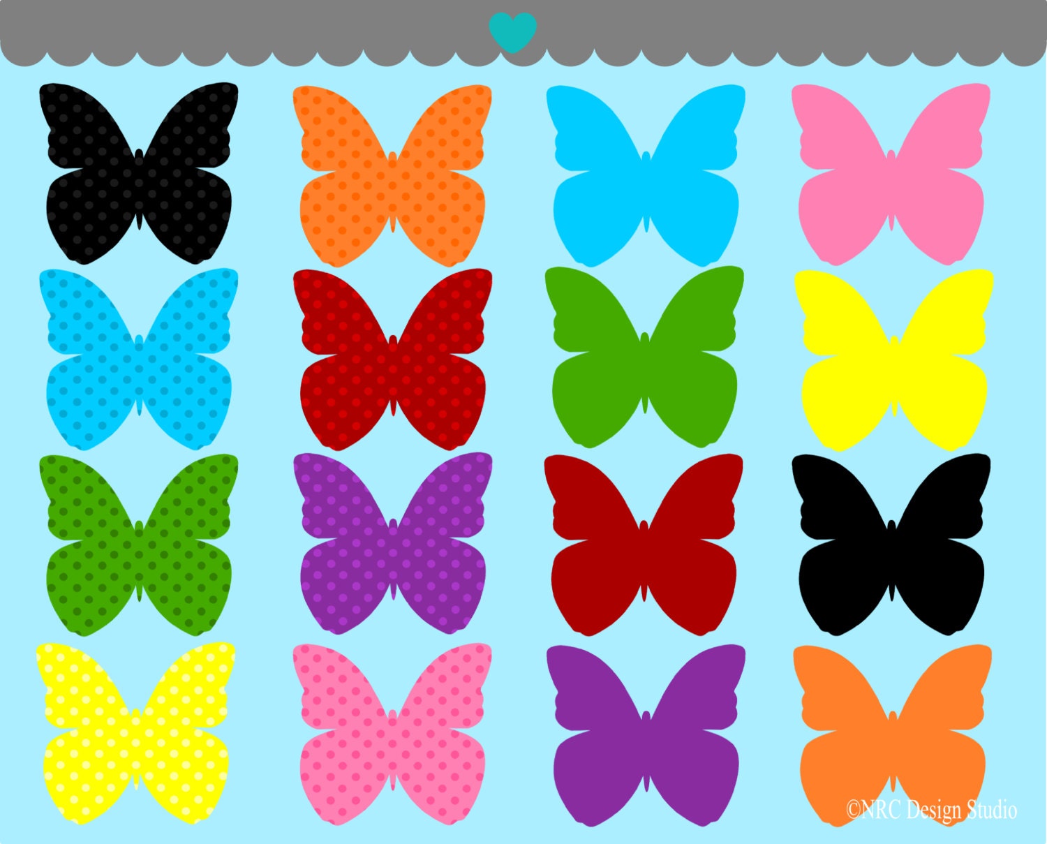 WINTER SALE - Spring Bugs Clip Art - Butterfly Clip Art - Digital Bugs Clipart Il_570xn