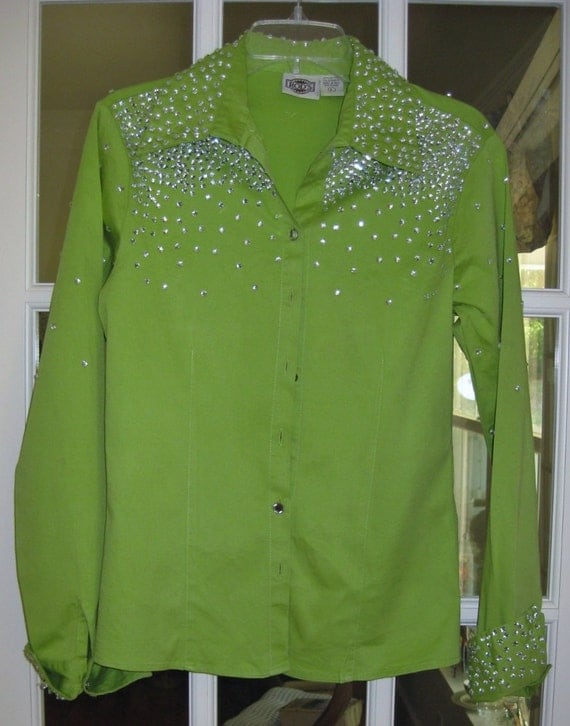 Reduced was 65.00 Rod's Western Shirt Misses Size by nanajstuff