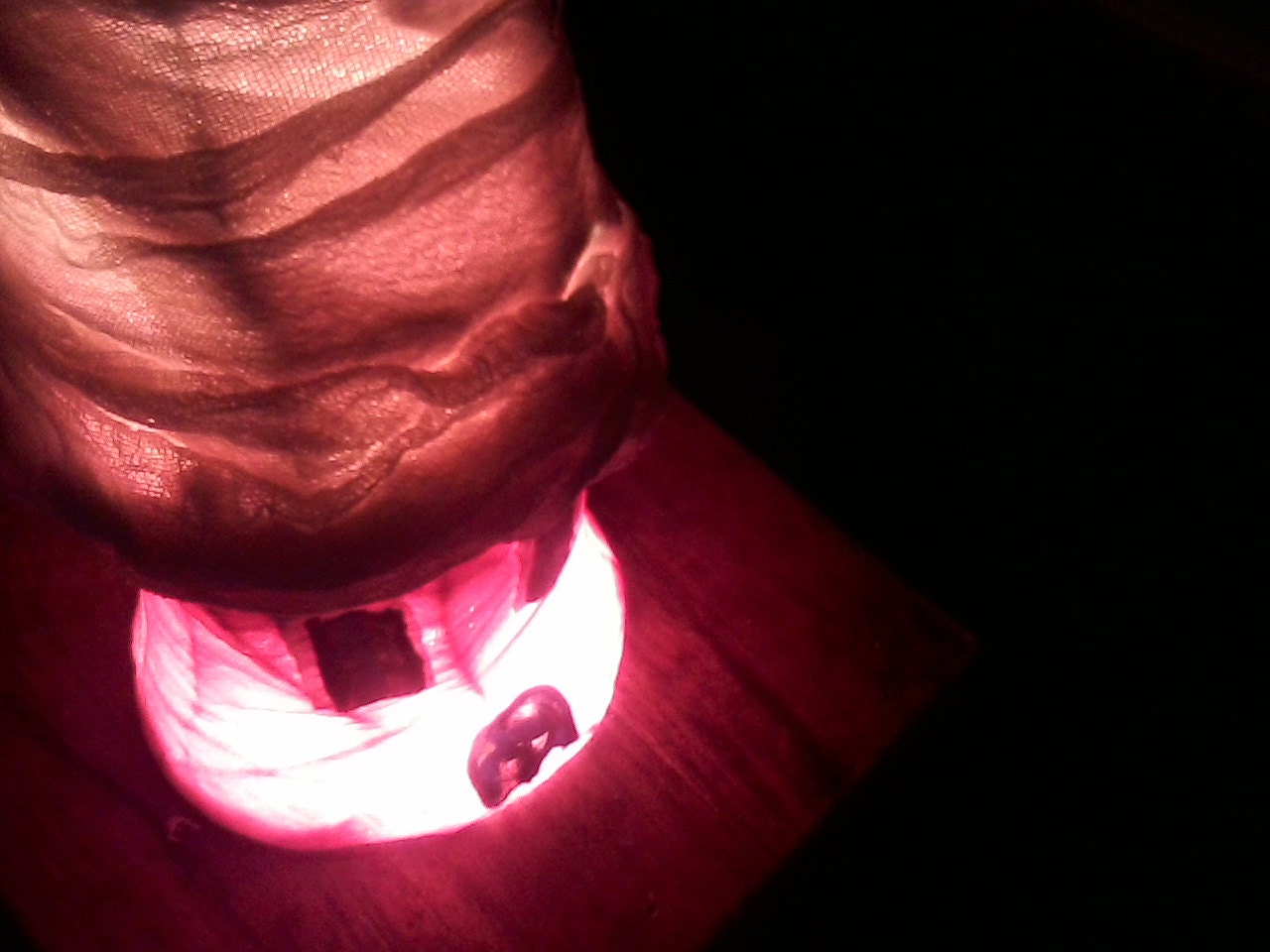 My home, a pink nightlight, a house tablelamp - byartroom2