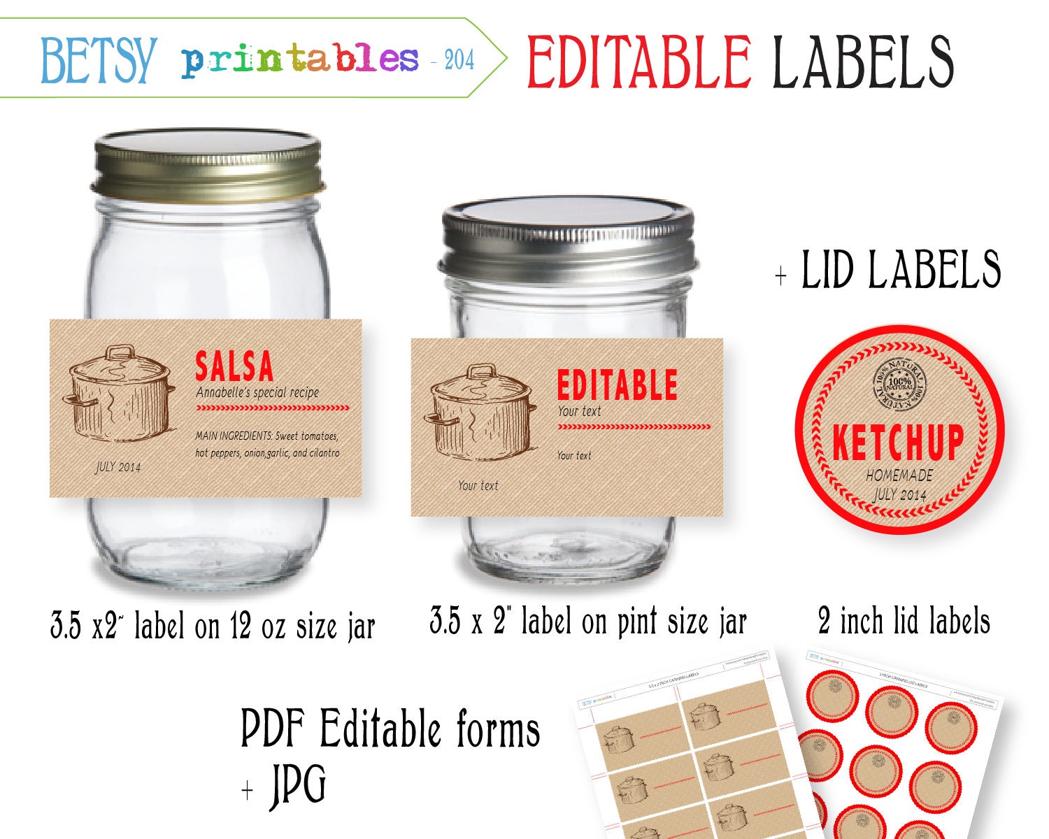 clip art canning jar labels - photo #31