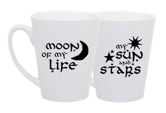 Game of Thrones "Moon of My Life" and "My Sun and Stars"- Set of 2 coffee mugs