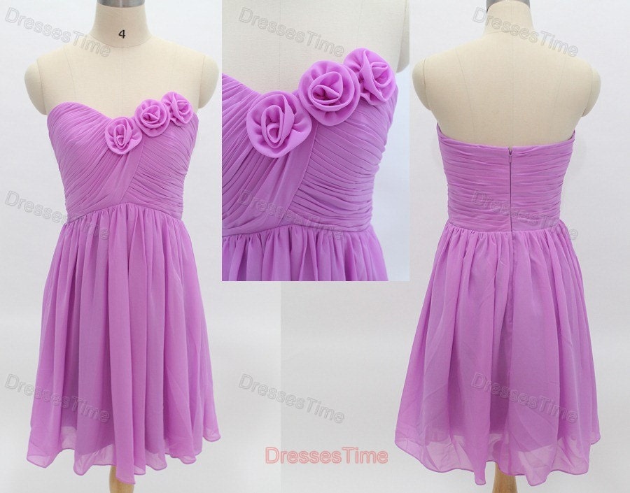 ... dress  short girls party dress  purple party dress  junior chiffon