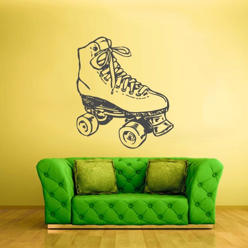 Wall Decal Vinyl Sticker Decals roller derby by StickersForLife