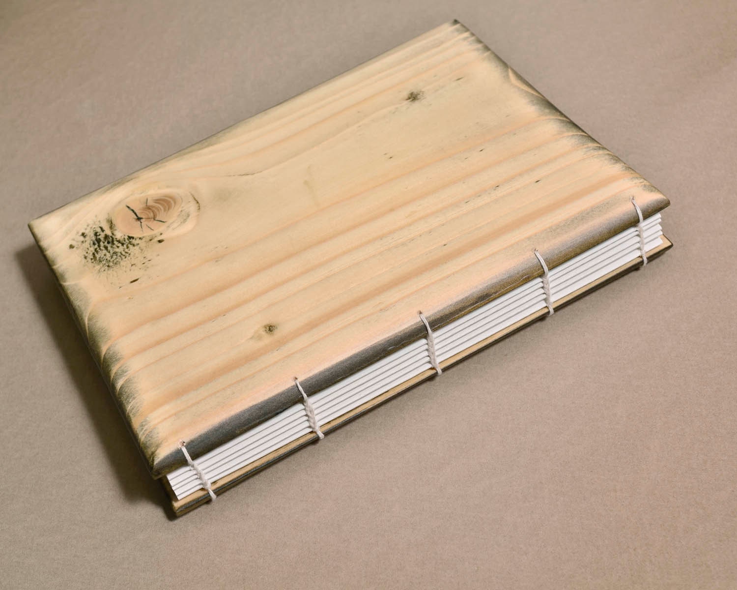 Wooden sketchbook