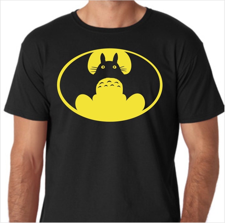 totoro batman shirt