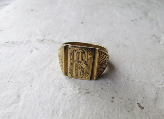 ガゼ様専用 VINTAGE SIGNET RING 大量注文受付 www.housesofnutrition.com