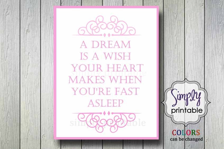 Wall Print - A Dream is a Wish Il_570xn