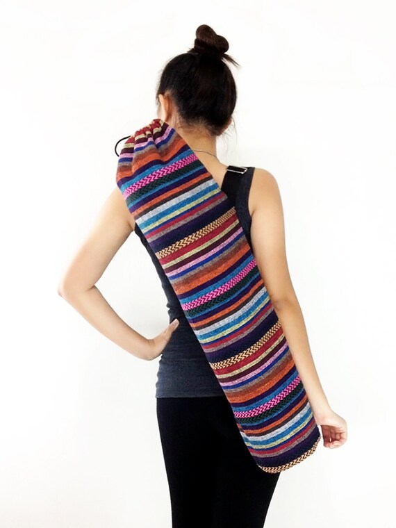 Handmade Yoga Mat Bag Yoga Bag Yoga Tote Yoga Sling by