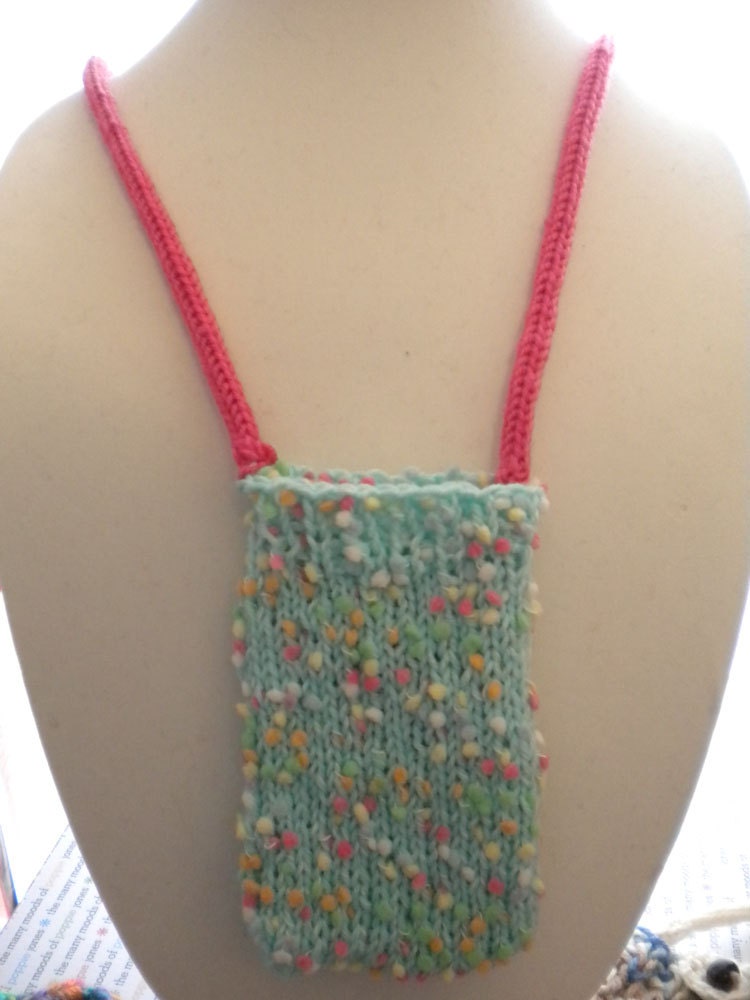 Cell Phone Holder Necklace Fun colors with lots of by HobbyOutlet