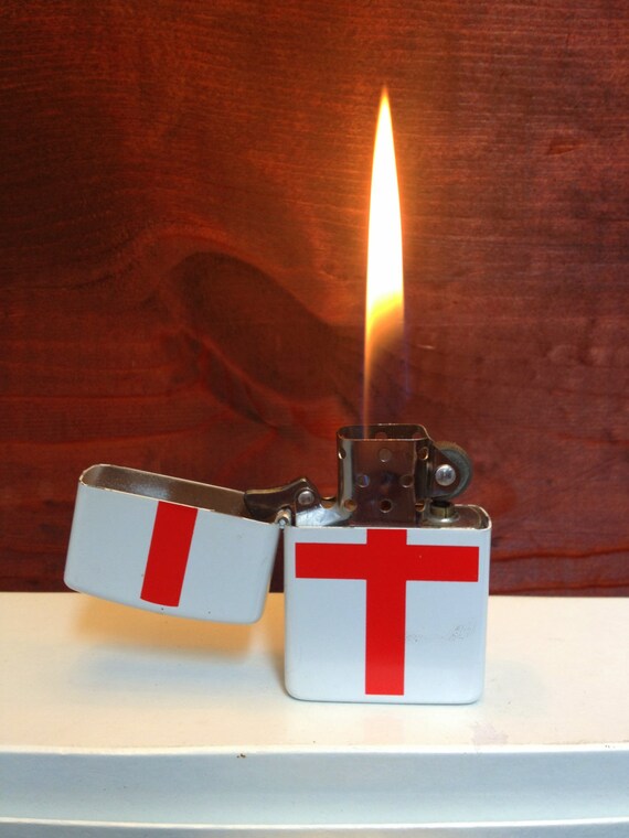 England Flag Zippo Style Lighter by TheLeafery on Etsy