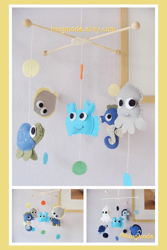 Under the Sea Mobile Baby Crib Mobile Nursery Mobile by