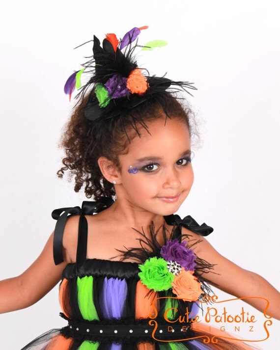 READY TO SHIP: Twinkling Trickster Mini Witch Hat Headband - Halloween Costume - Fits toddler to adult - Cutie Patootie Designz Il_570xn