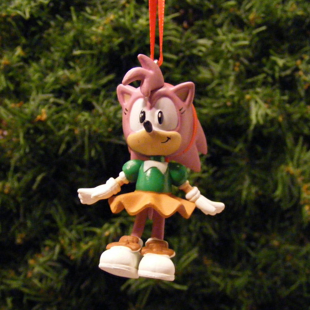 sega sonic the hedgehog amy christmas ornament by regeekery sega sonic the hedgehog amy christmas ornament by regeekery