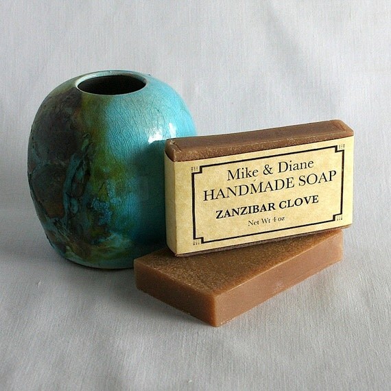 Items similar to Zanzibar Clove Fragrance, Olive Oil Soap, Goat Milk