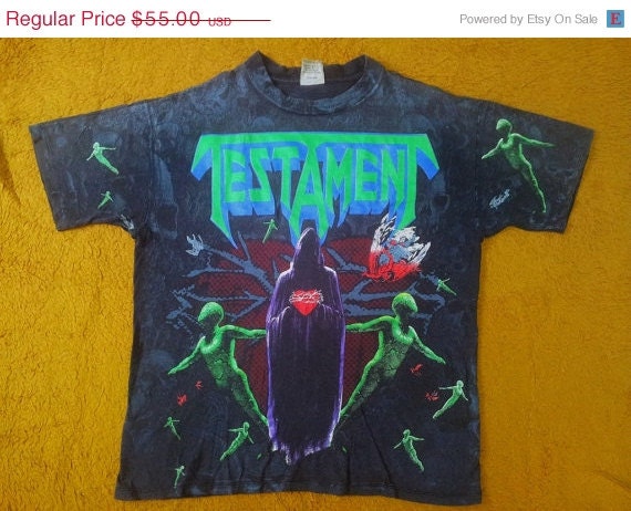 testament band t shirt