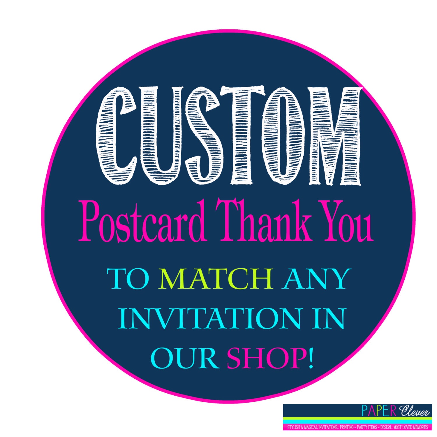 Postcard thank you double sided, eco-friendly - digital, printable file #519 Il_570xn