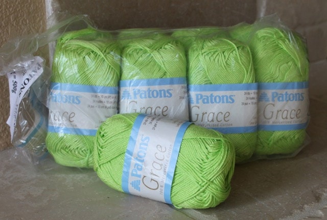 Patons Grace Cotton Yarn By Kkjanetwinkle On Etsy