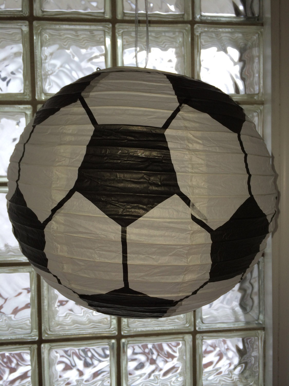 Soccer Ball Hanging Paper Lantern