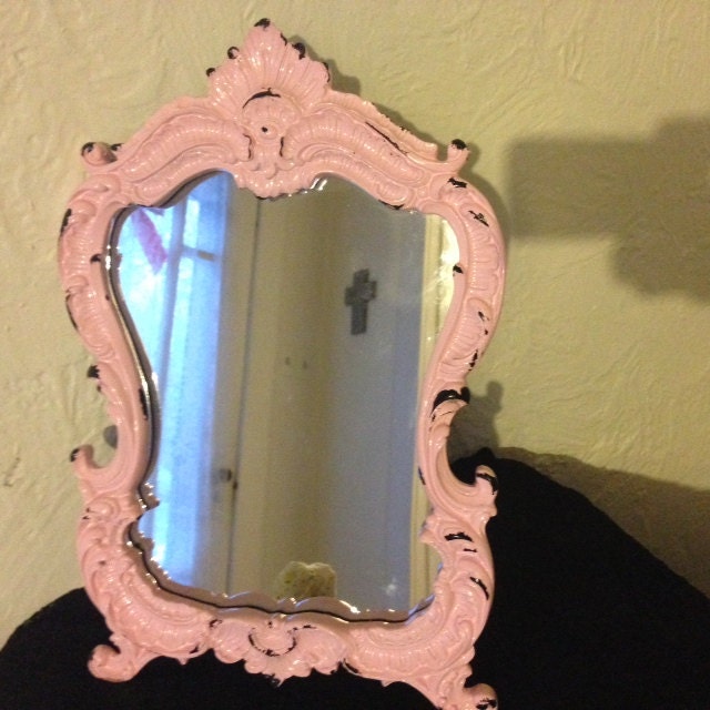 shabby chic mirror pink with black undertones by mysugarblossom shabby chic mirror pink with black undertones by mysugarblossom