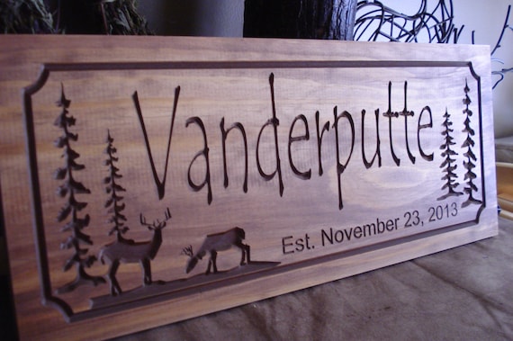 signs canada  Signs Family Name  Tree Welcome rustic Pine Last Personalized Cabin Rustic