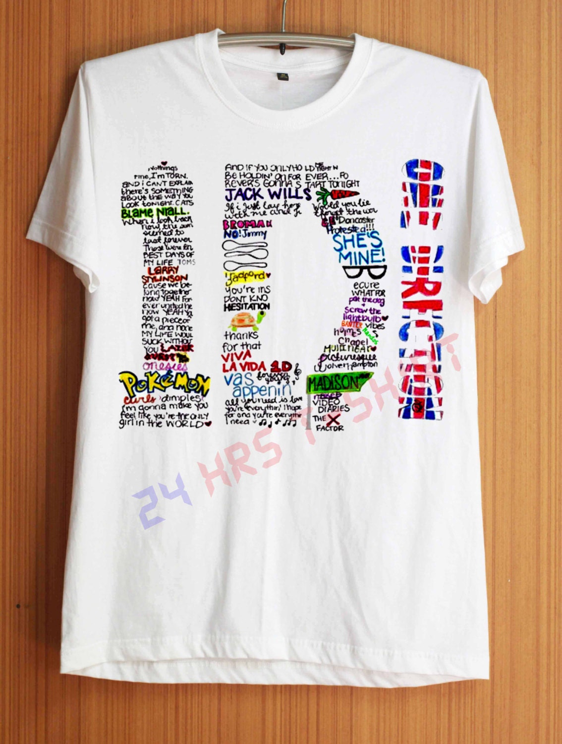 one direction merch shirt