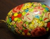 Free Shipping/Easter egg Ornament/Red egg ornament/Orange Egg ornament/egg ornament/Easter decoration/Set of Easter egg/Easter gift idea - Pamposh